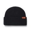 Hats|Beanies>Butter Goods Tall Wharfie Beanie, Black