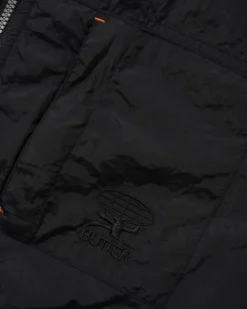 Jackets>Butter Goods Terrain Insulated Overshirt, Black