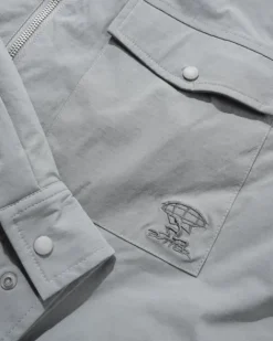 Shirts| Shirts>Butter Goods Terrain Insulated Shirt, Stone