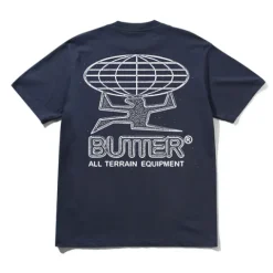 T-Shirts>Butter Goods Terrain Tee, Navy