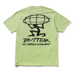 T-Shirts>Butter Goods Terrain Tee, Pistachio