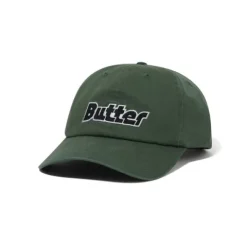 Hats|Beanies>Butter Goods Transit 6 Panel Cap, Sage