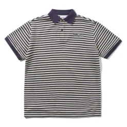 Shirts| Shirts>Butter Goods Tunnel S/S Polo Shirt, Navy / White