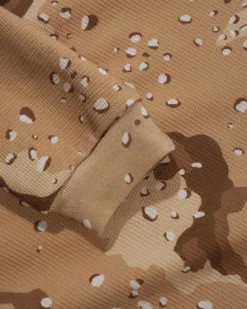 Zip-Thru Hoods|Pullover Hoods>Butter Goods Waffle L/S Top, Desert Camo