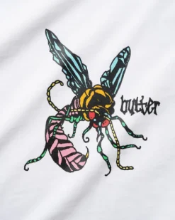 T-Shirts>Butter Goods Wasp Tee, White
