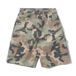 Denim Shorts|Shorts>Butter Goods Weathergear Denim Shorts, Woodland Camo