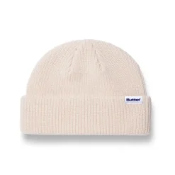 Hats|Beanies>Butter Goods Wharfie Beanie, Bone