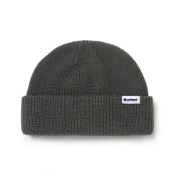 Hats|Beanies>Butter Goods Wharfie Beanie, Charcoal