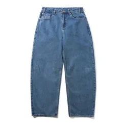 Denim Jeans|Pants>Butter Goods Wide Cut Denim Jeans, Mid Blue